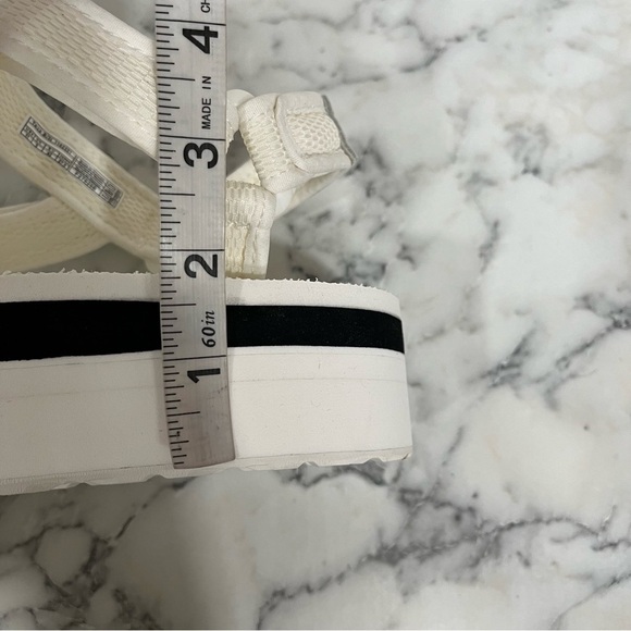 NWOT Teva Women's Mesh Flatform Velcro Platform Sandals in White Size 11 - Picture 9 of 16